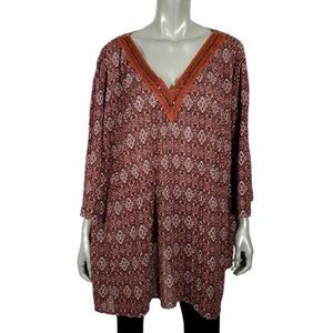 Catherines Womens Top Plus Size 2X‎ 22/24W Tunic